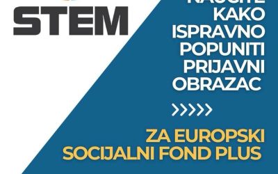 Poziv na online radionicu ESF prijavni obrazac